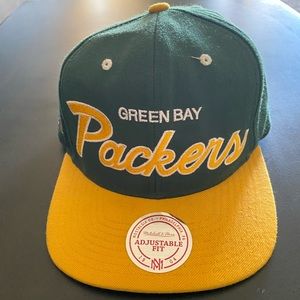Green Bay packers hat. NFL